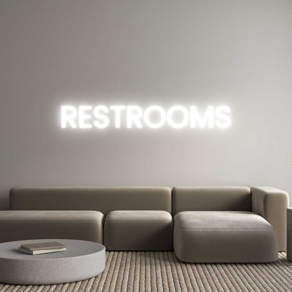 Neon: RESTROOMS