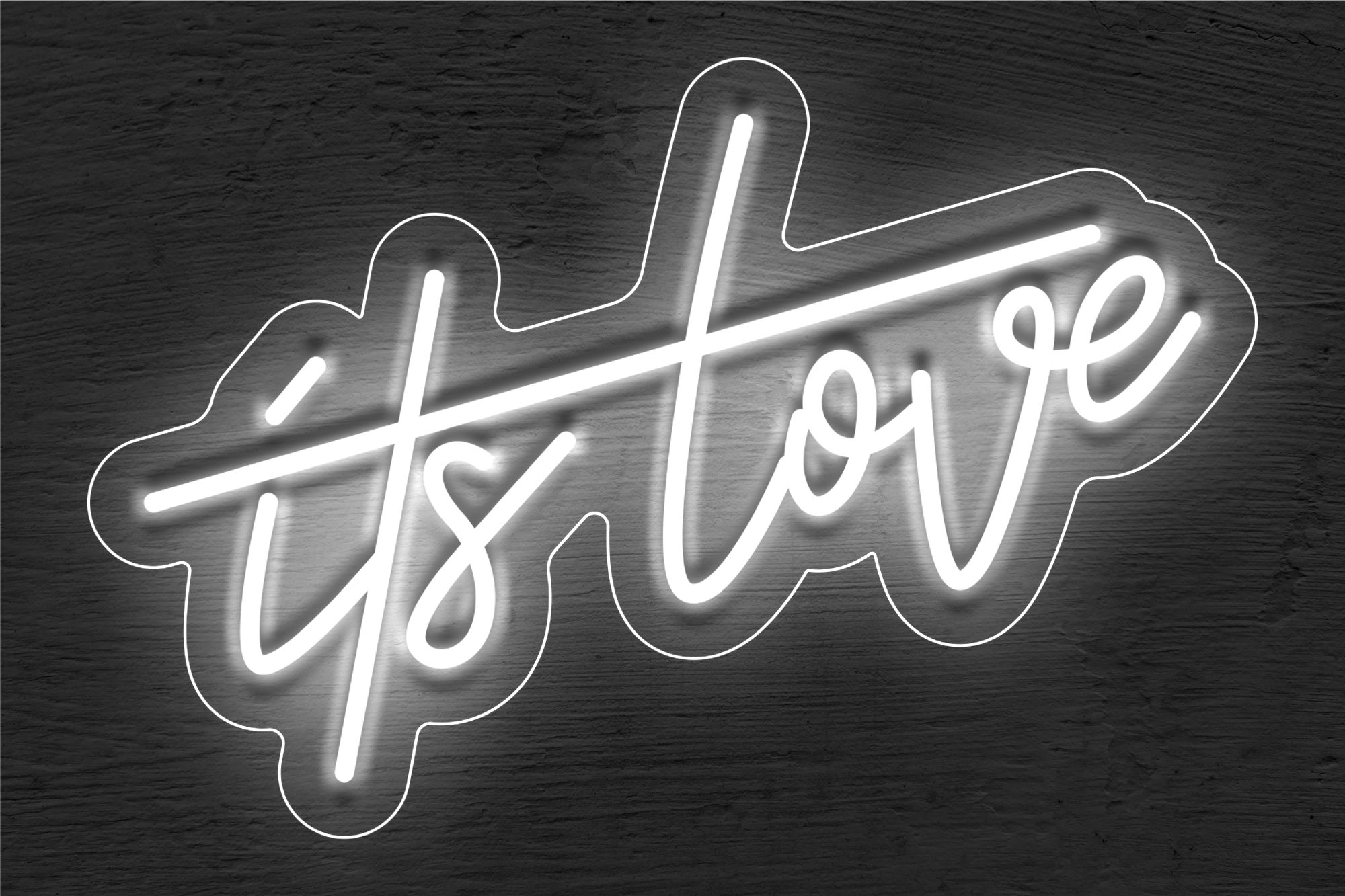 "its love" LED Neon Sign