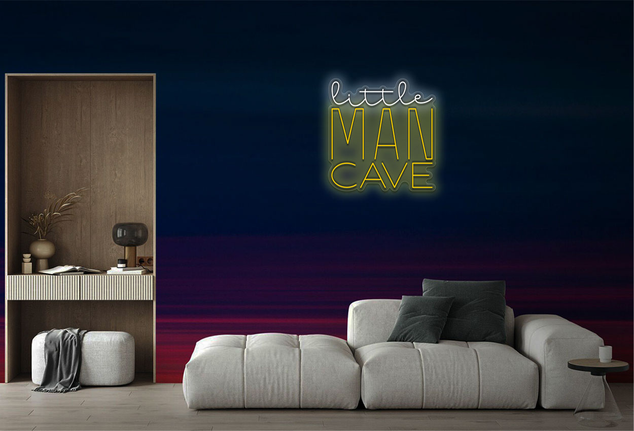 Little Man Cave V2 LED Neon Sign