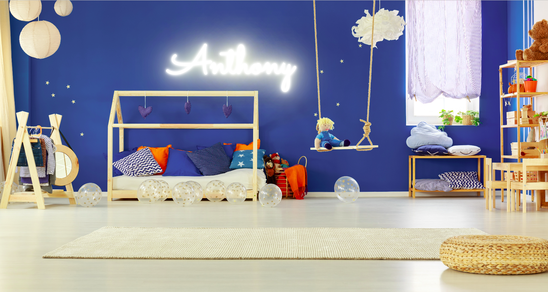 Buy Anthony Baby Name LED Neon Sign | Baby Boy Names Signs from Best ...