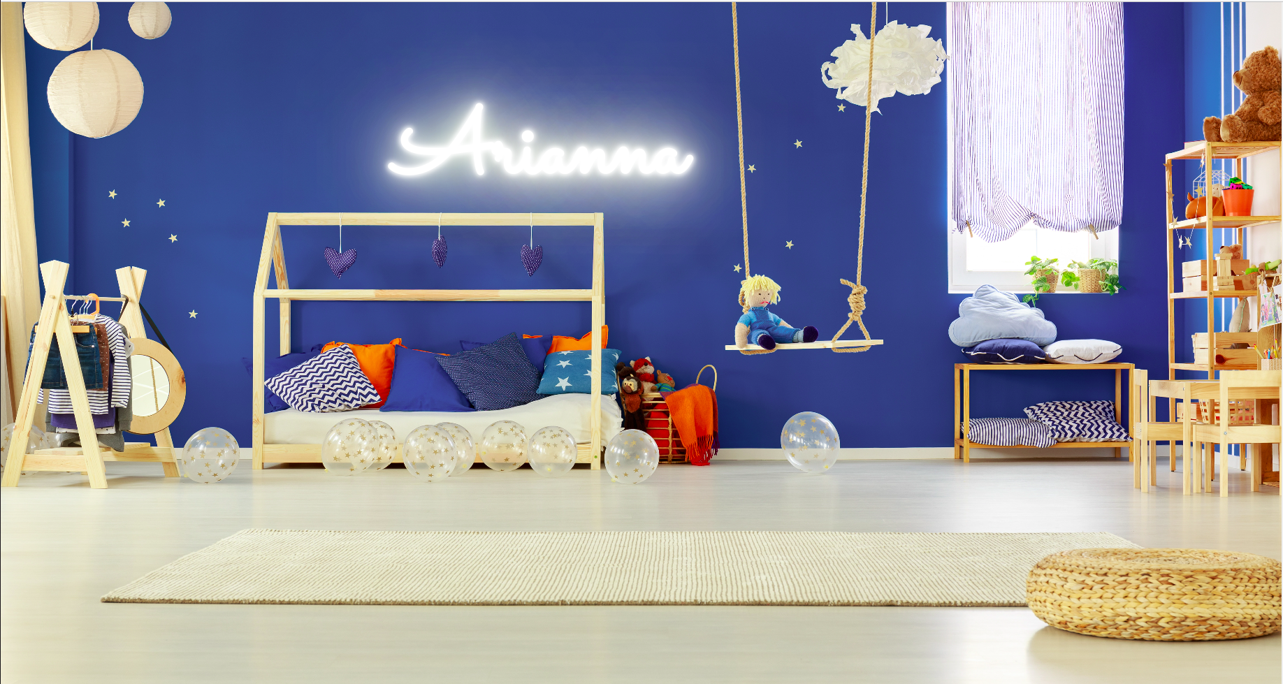 Buy Arianna Baby Name LED Neon Sign | Baby Girl Names Signs from Best ...