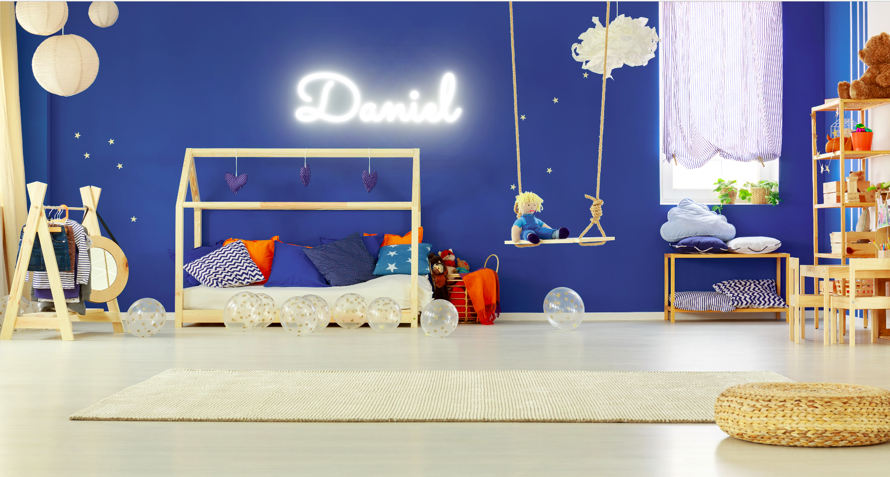 "Daniel " Baby Name LED Neon Sign