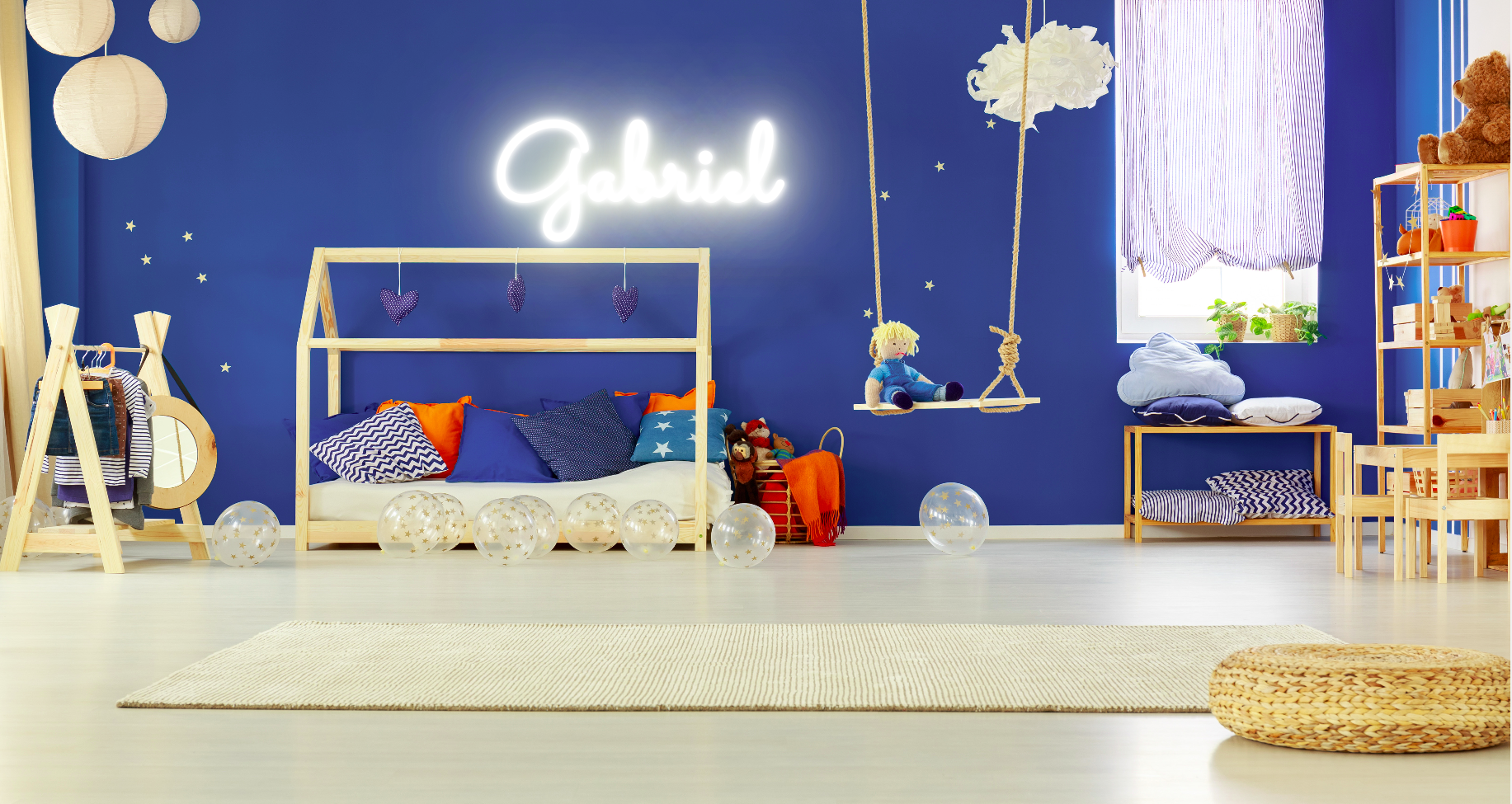 "Gabriel " Baby Name LED Neon Sign
