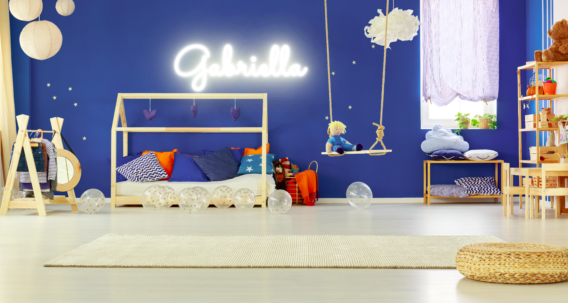 "Gabriella" Baby Name LED Neon Sign