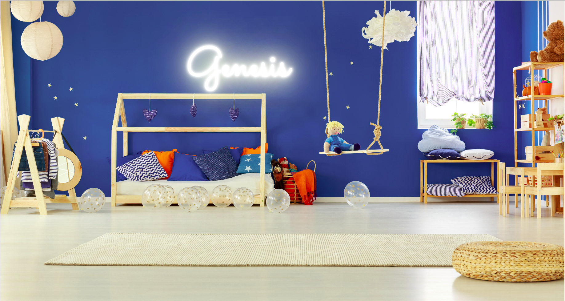 "Genesis" Baby Name LED Neon Sign