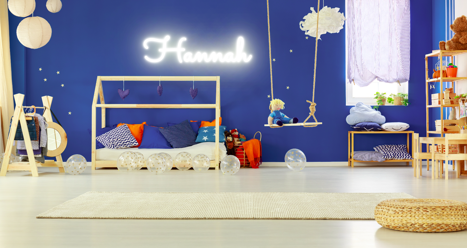 "Hannah" Baby Name LED Neon Sign