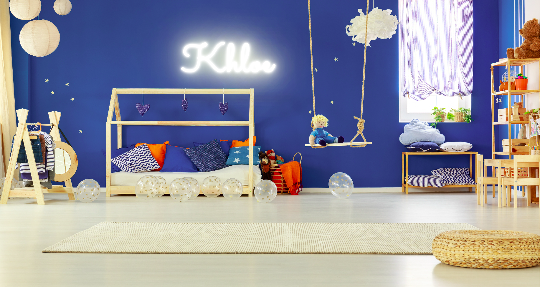 "Khloe" Baby Name LED Neon Sign