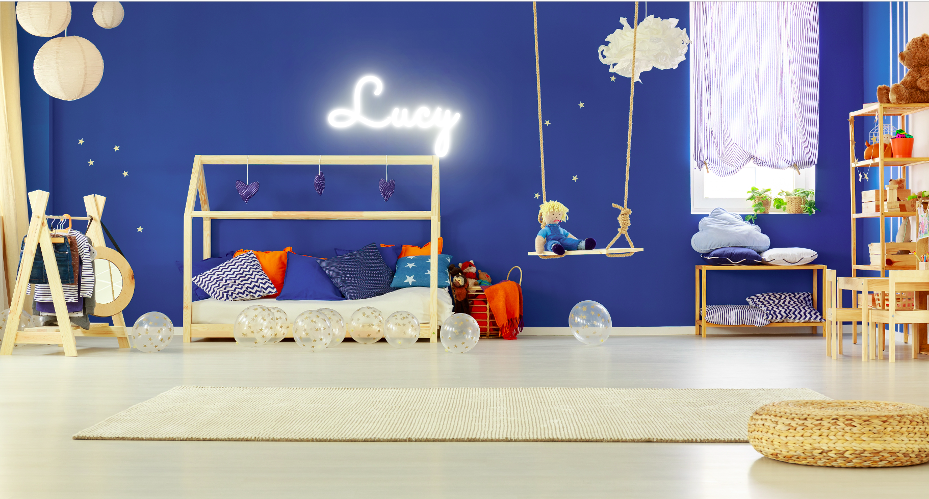 "Lucy" Baby Name LED Neon Sign