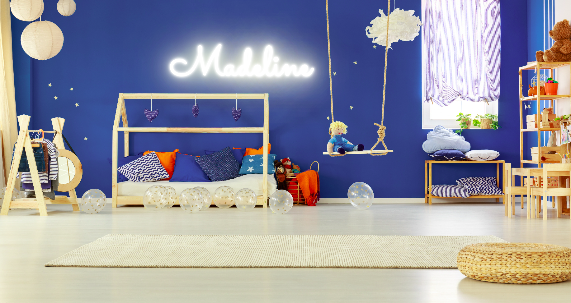 "Madeline" Baby Name LED Neon Sign