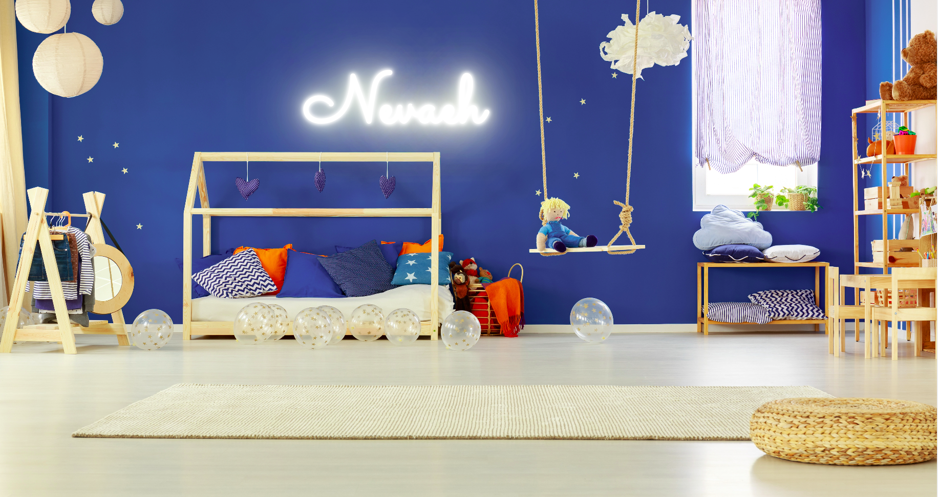 "Nevaeh" Baby Name LED Neon Sign