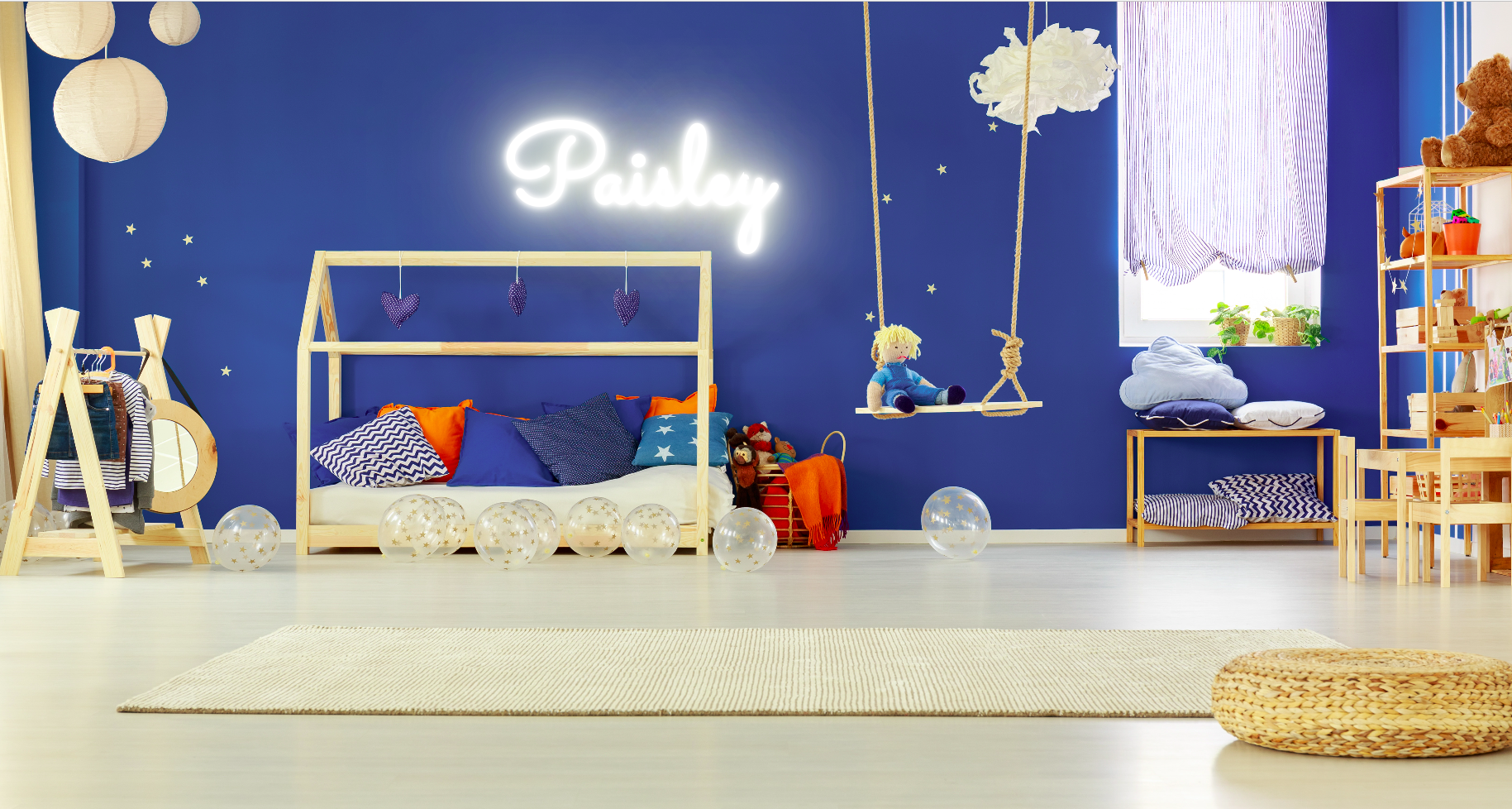 "Paisley" Baby Name LED Neon Sign