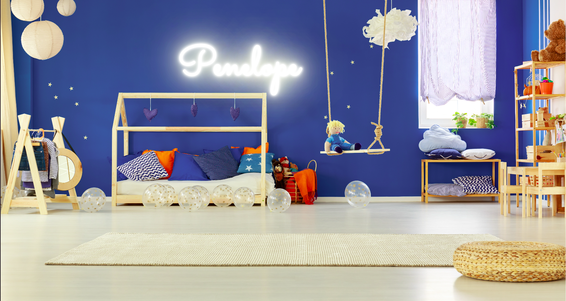 "Penelope" Baby Name LED Neon Sign