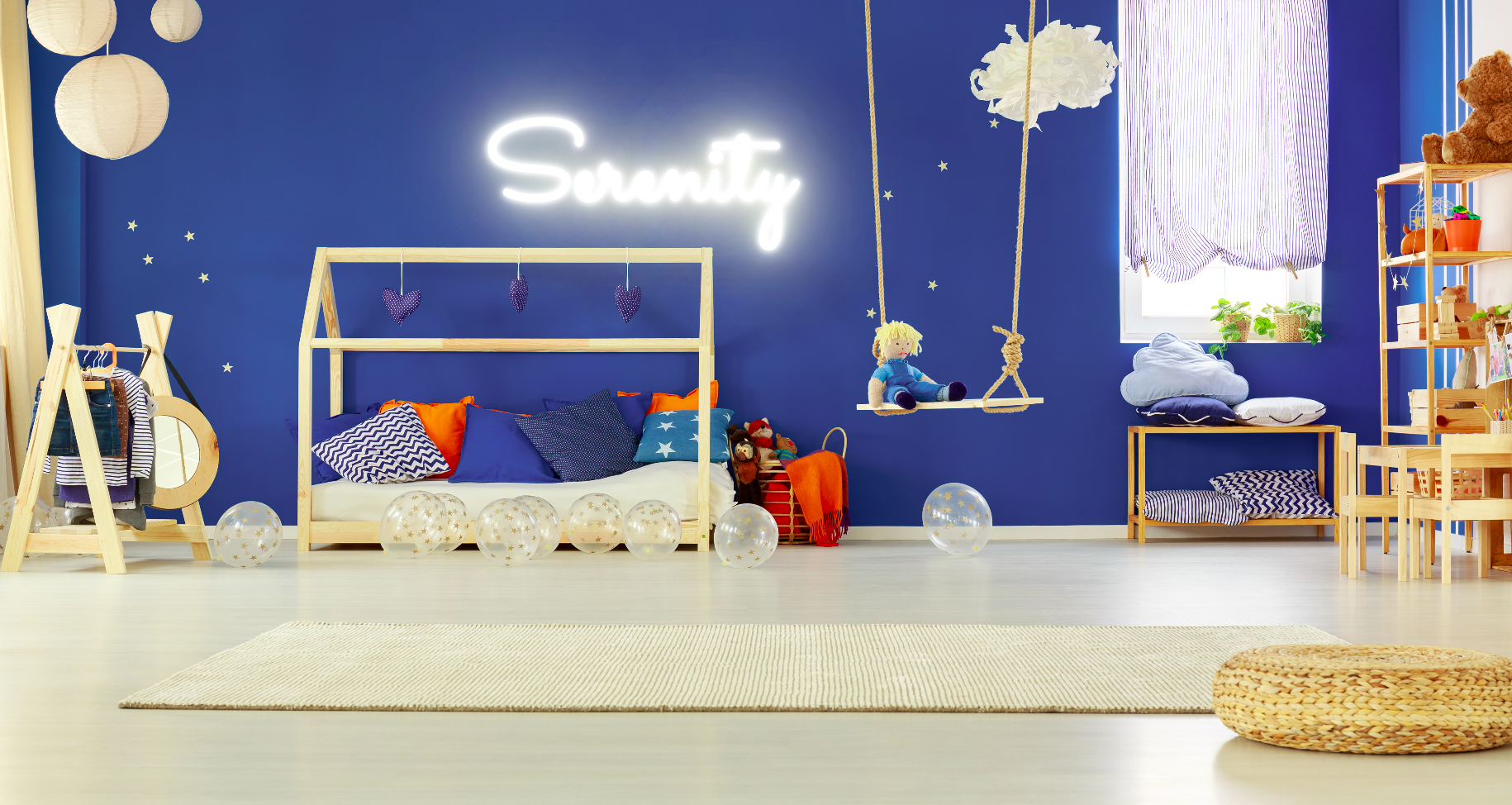 "Serenity" Baby Name LED Neon Sign