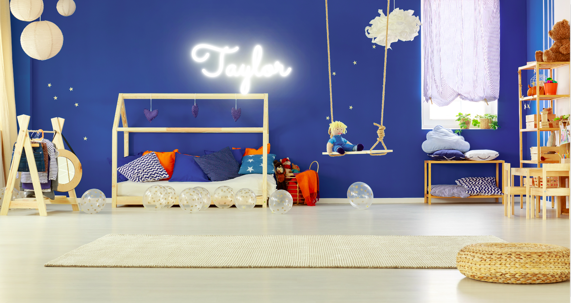 "Taylor" Baby Name LED Neon Sign