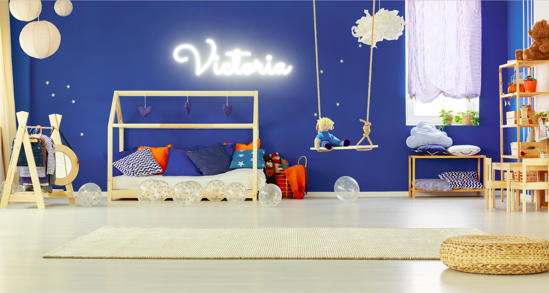 "Victoria" Baby Name LED Neon Sign
