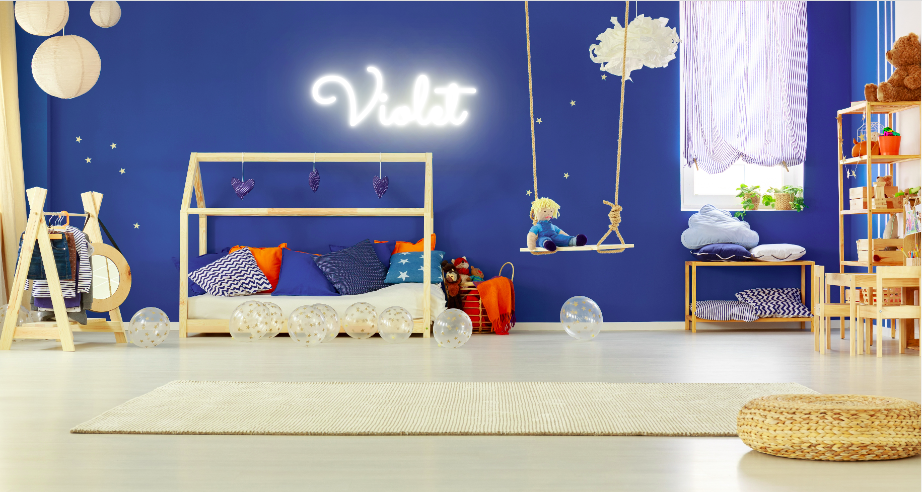"Violet" Baby Name LED Neon Sign