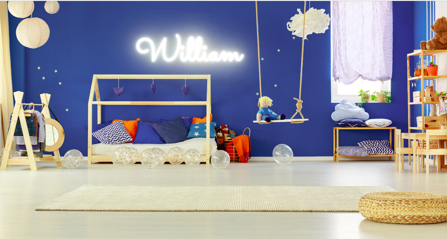 "William " Baby Name LED Neon Sign